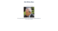 Desktop Screenshot of oldwhitemen.com